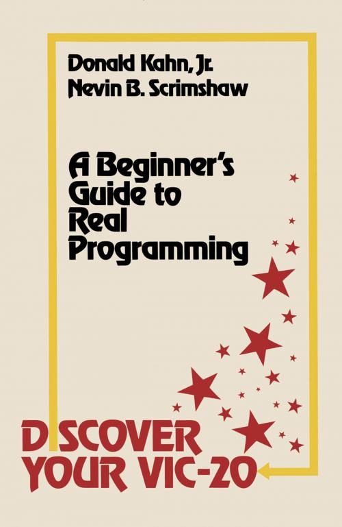 Cover of the book Discover Your VIC-20 by Donald Kahn, Birkhäuser Boston