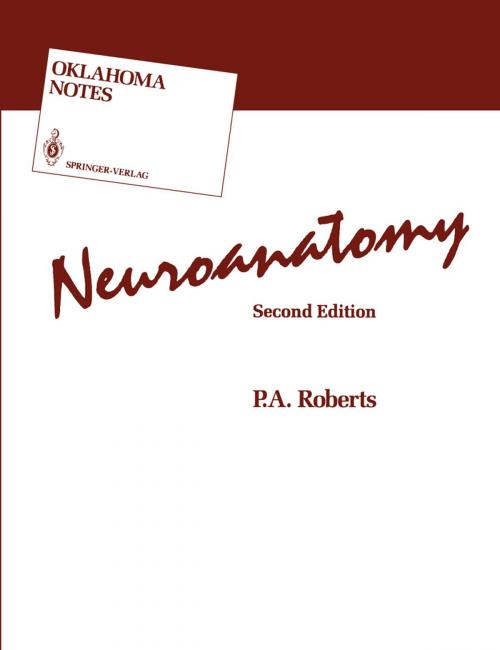 Cover of the book Neuroanatomy by P.A. Roberts, Springer New York