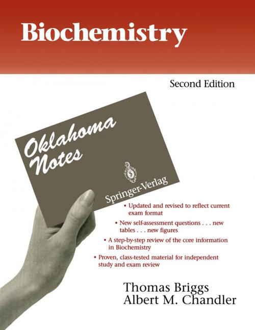 Cover of the book Biochemistry by Thomas Briggs, W.-Y. Chan, Albert M. Chandler, A.C. Cox, J.S. Hanas, R.E. Hurst, L. Unger, C.-S. Wang, Springer New York