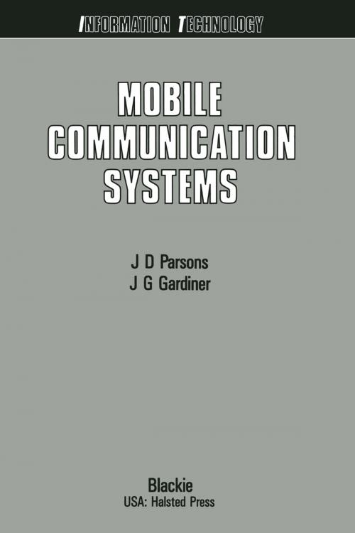 Cover of the book Mobile Communication Systems by John David Parsons, Springer US