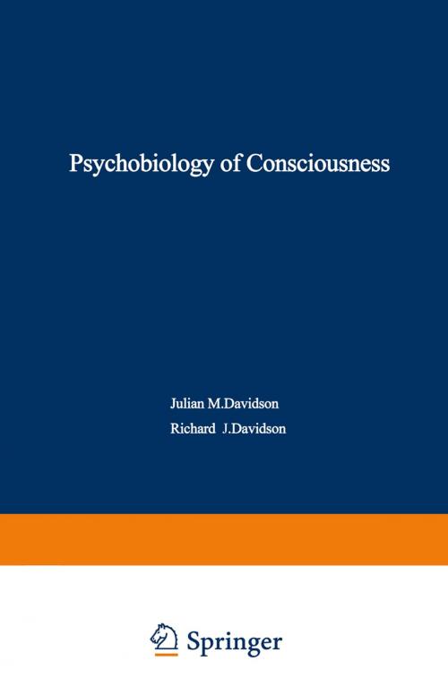 Cover of the book The Psychobiology of Consciousness by , Springer US