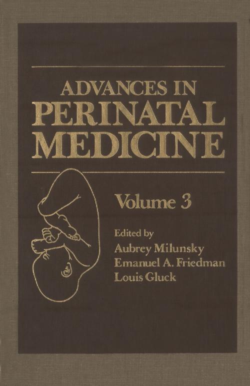 Cover of the book Advances in Perinatal Medicine by , Springer US