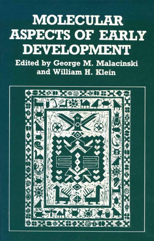 Cover of the book Molecular Aspects of Early Development by , Springer US