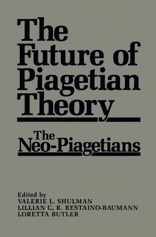 Cover of the book The Future of Piagetian Theory by , Springer US