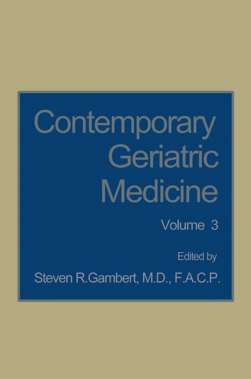 Cover of the book Contemporary Geriatric Medicine by , Springer US