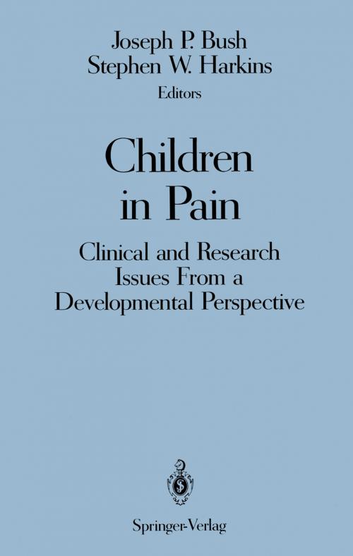Cover of the book Children in Pain by , Springer New York