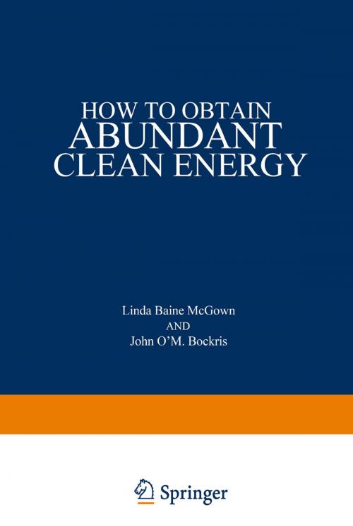 Cover of the book How to Obtain Abundant Clean Energy by Linda McGown, Springer US
