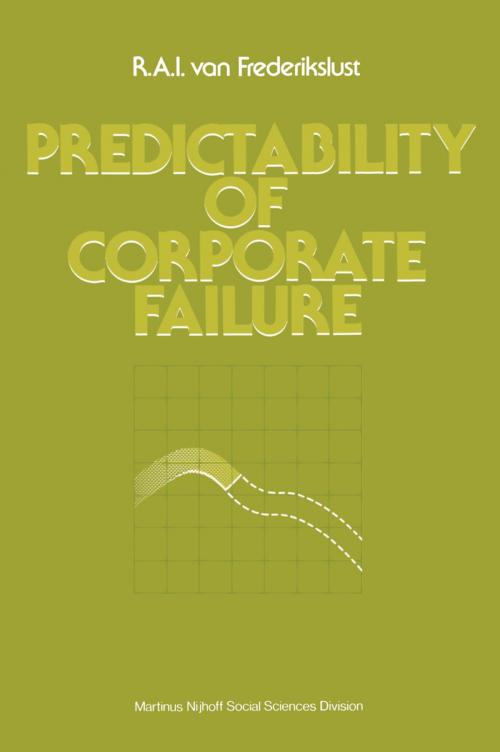 Cover of the book Predictability of corporate failure by R.A.I. van Frederikslust, Springer US