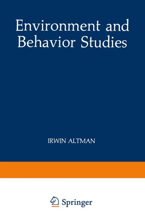 Cover of the book Environment and Behavior Studies by , Springer US