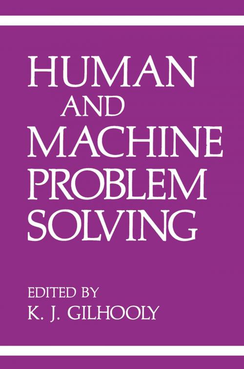 Cover of the book Human and Machine Problem Solving by , Springer US