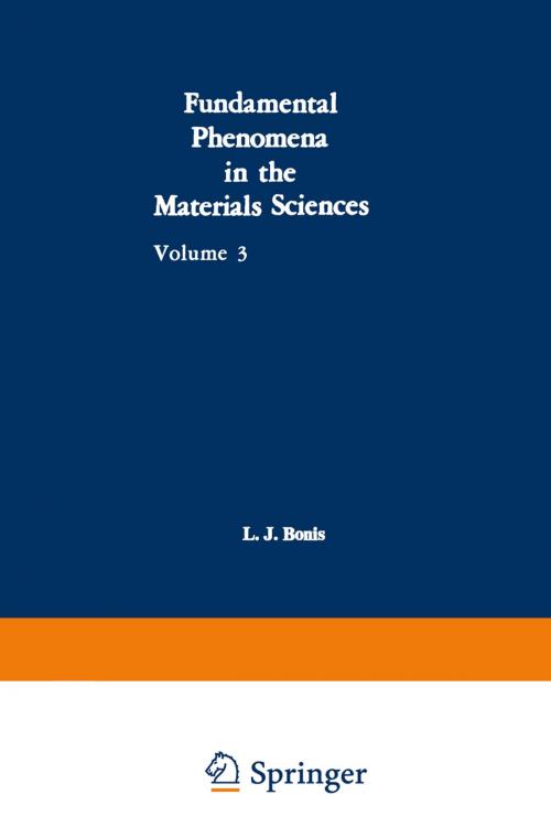 Cover of the book Fundamental Phenomena in the Materials Sciences by P. L. de Bruyn, J. J. Duga, L. J. Bonis, Springer US