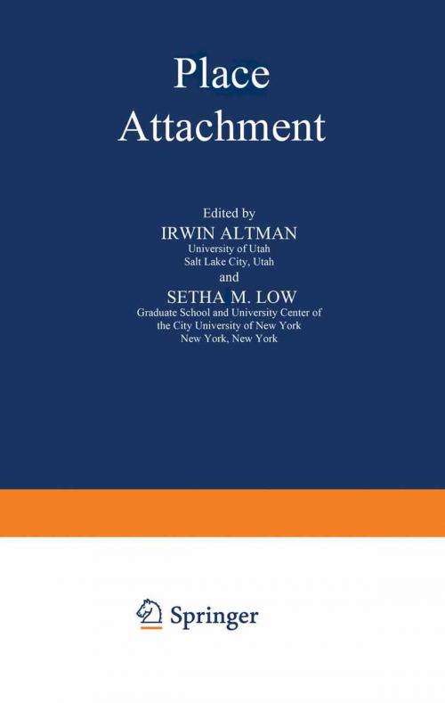 Cover of the book Place Attachment by , Springer US