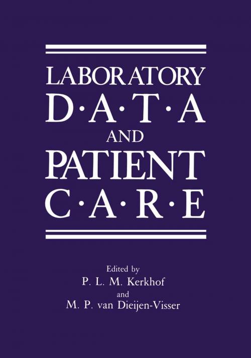 Cover of the book Laboratory Data and Patient Care by , Springer US