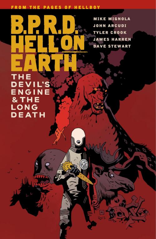 Cover of the book B.P.R.D. Hell on Earth Volume 4: The Devil's Engine & The Long Death by Mike Mignola, Dark Horse Comics