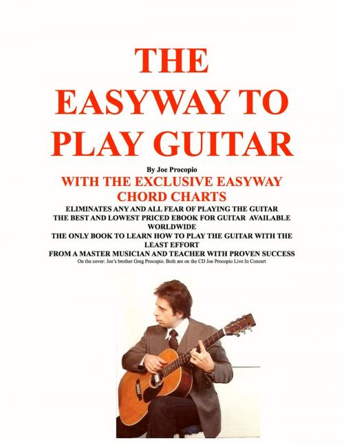 Cover of the book The Easyway to Play Guitar by Joe Procopio, BookBaby