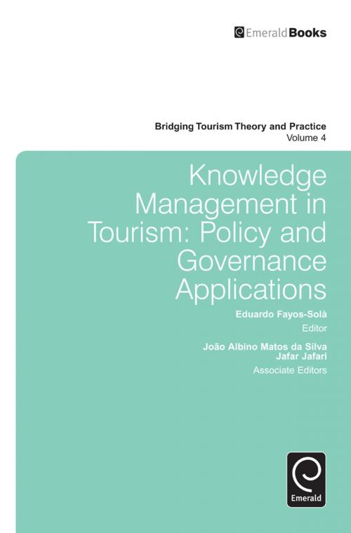 Cover of the book Knowledge Management in Tourism by Jafar Jafari, Liping Cai, Emerald Group Publishing Limited