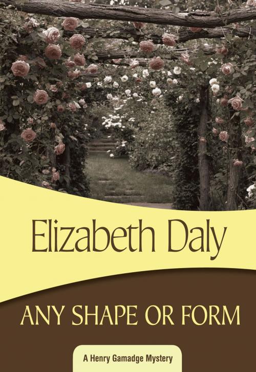 Cover of the book Any Shape or Form by Elizabeth Daly, Felony & Mayhem Press