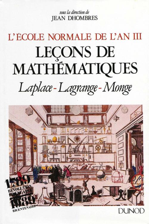 Cover of the book L'École normale de l'an III. Vol. 1, Leçons de mathématiques by Collectif, Éditions Rue d’Ulm via OpenEdition