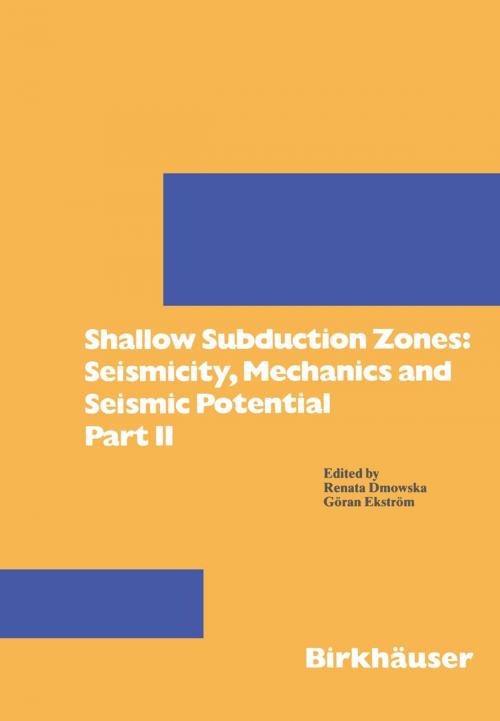 Cover of the book Shallow Subduction Zones: Seismicity, Mechanics and Seismic Potential by , Birkhäuser Basel