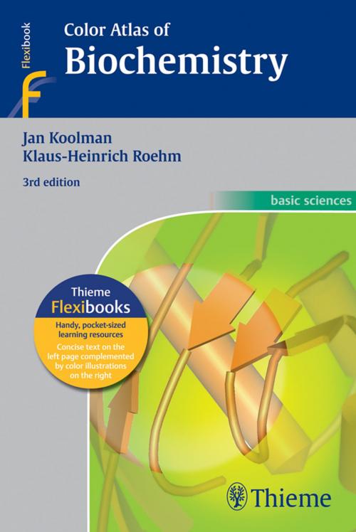 Cover of the book Color Atlas of Biochemistry by Jan Koolman, Klaus Heinrich Roehm, Thieme