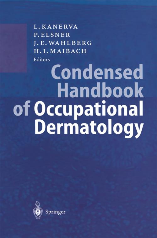 Cover of the book Condensed Handbook of Occupational Dermatology by , Springer Berlin Heidelberg