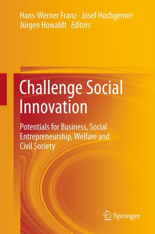 Cover of the book Challenge Social Innovation by , Springer Berlin Heidelberg