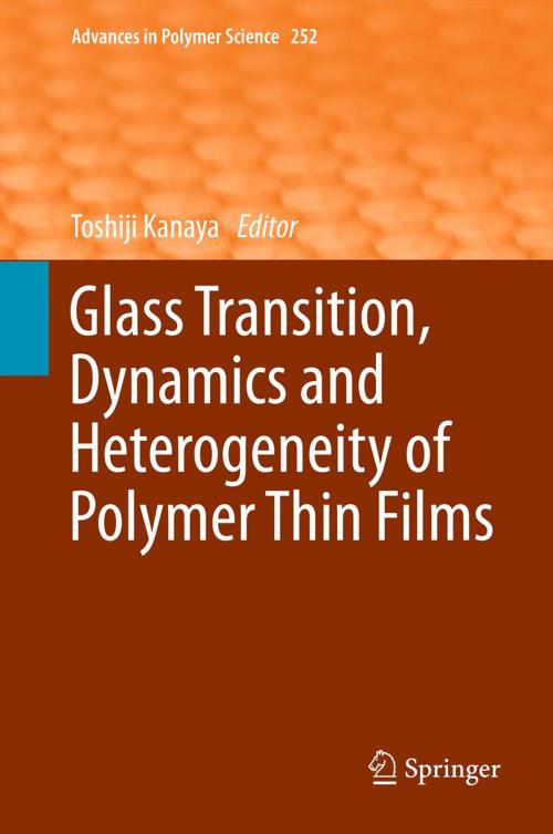 Cover of the book Glass Transition, Dynamics and Heterogeneity of Polymer Thin Films by , Springer Berlin Heidelberg