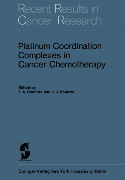 Cover of the book Platinum Coordination Complexes in Cancer Chemotherapy by , Springer Berlin Heidelberg