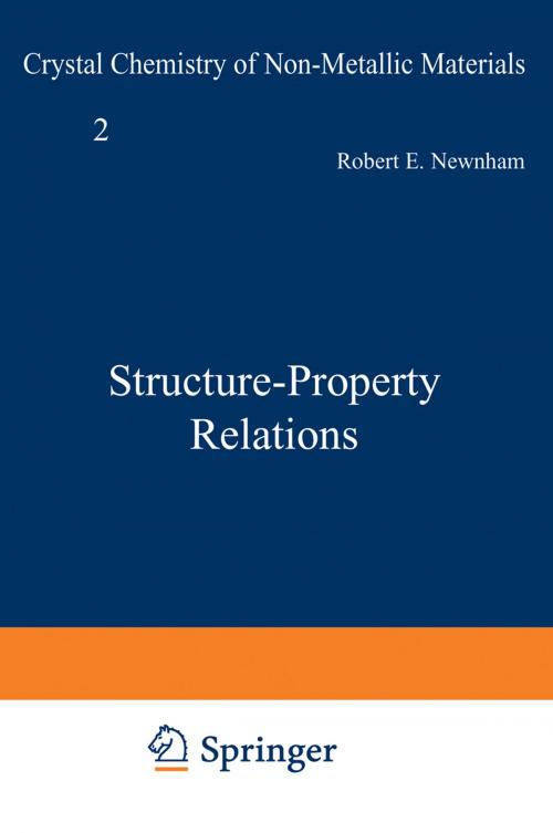 Cover of the book Structure-Property Relations by R. E. Newnham, Springer Berlin Heidelberg