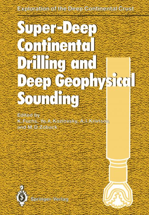 Cover of the book Super-Deep Continental Drilling and Deep Geophysical Sounding by , Springer Berlin Heidelberg