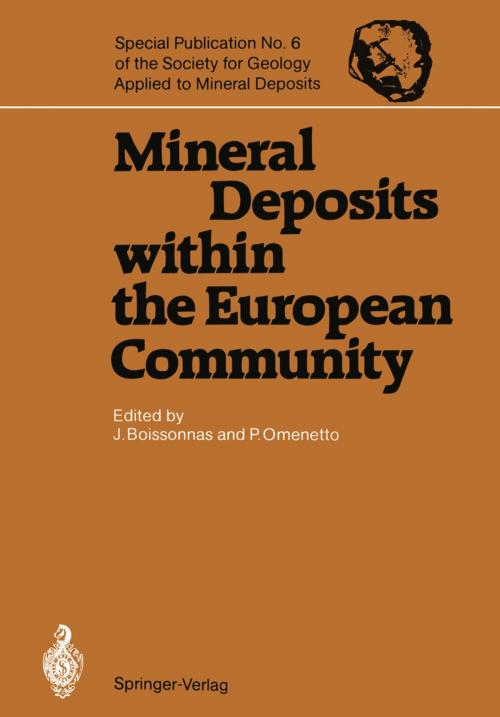 Cover of the book Mineral Deposits within the European Community by , Springer Berlin Heidelberg