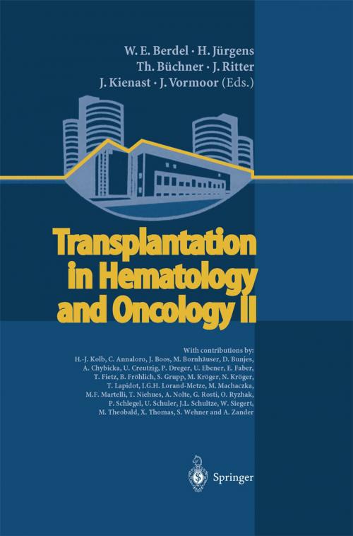 Cover of the book Transplantation in Hematology and Oncology II by , Springer Berlin Heidelberg