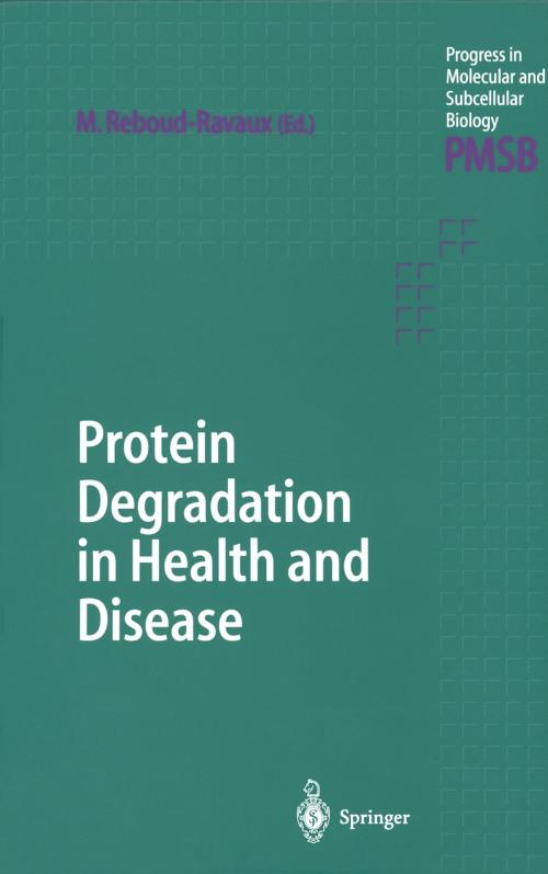 Cover of the book Protein Degradation in Health and Disease by , Springer Berlin Heidelberg