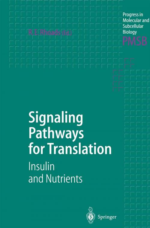 Cover of the book Signaling Pathways for Translation by , Springer Berlin Heidelberg