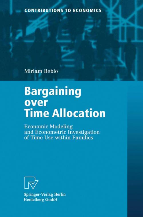 Cover of the book Bargaining over Time Allocation by Miriam Beblo, Physica-Verlag HD
