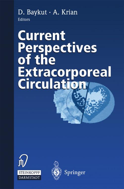 Cover of the book Current Perspectives of the Extracorporeal Circulation by , Steinkopff