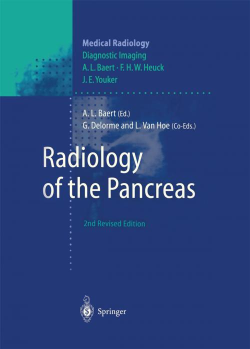 Cover of the book Radiology of the Pancreas by Guy Delorme, Lieven Van Hoe, Springer Berlin Heidelberg