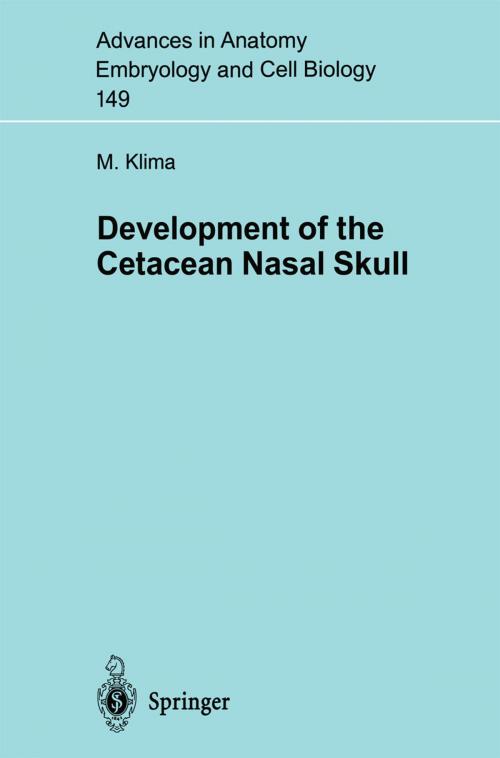 Cover of the book Development of the Cetacean Nasal Skull by Milan Klima, Springer Berlin Heidelberg
