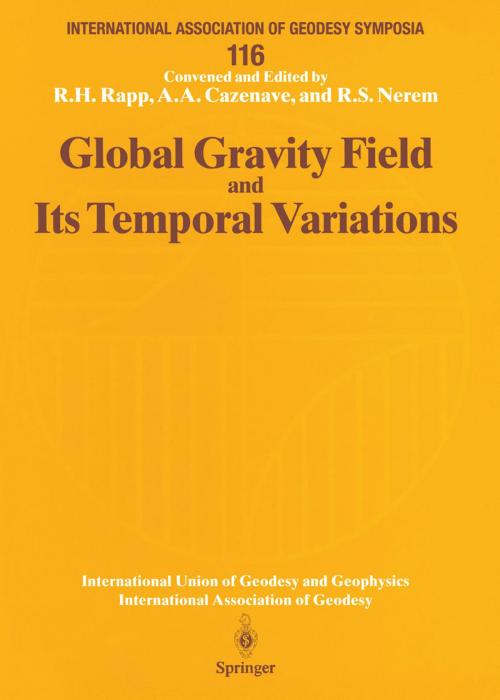 Cover of the book Global Gravity Field and Its Temporal Variations by , Springer Berlin Heidelberg