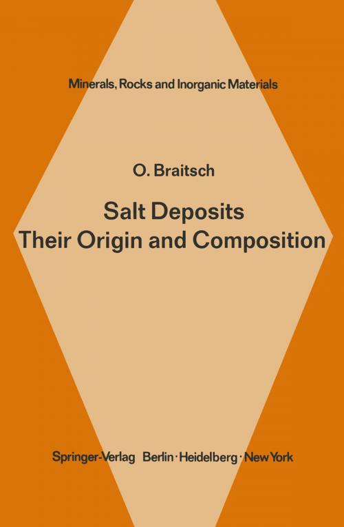 Cover of the book Salt Deposits Their Origin and Composition by A. G. Herrmann, O. Braitsch, R. Evans, Springer Berlin Heidelberg