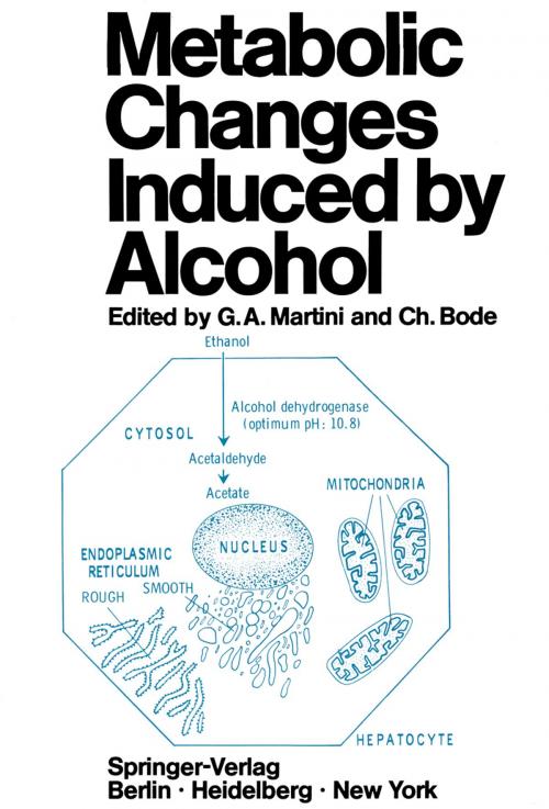 Cover of the book Metabolic Changes Induced by Alcohol by , Springer Berlin Heidelberg