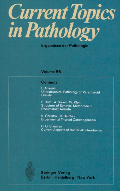 Cover of the book Current Topics in Pathology / Ergebnisse der Pathologie by , Springer Berlin Heidelberg