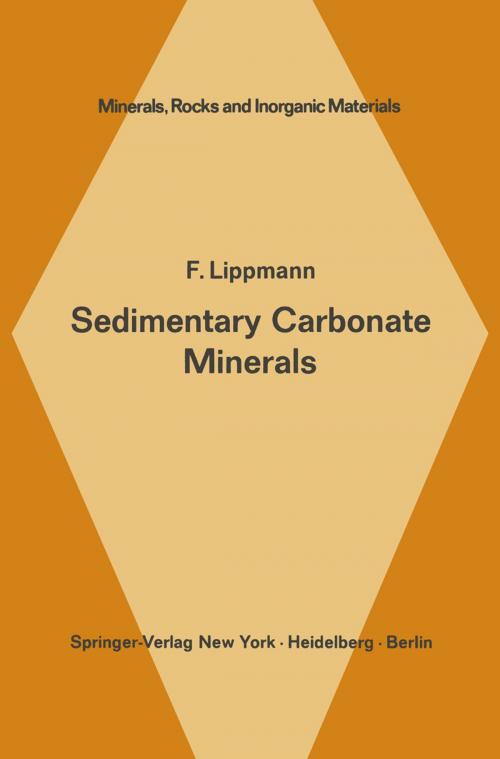 Cover of the book Sedimentary Carbonate Minerals by F. Lippmann, Springer Berlin Heidelberg