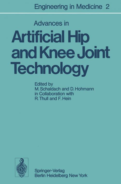 Cover of the book Advances in Artificial Hip and Knee Joint Technology by R. Thull, F. Hein, Springer Berlin Heidelberg