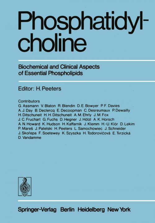 Cover of the book Phosphatidylcholine by , Springer Berlin Heidelberg