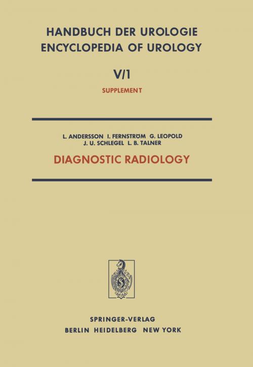 Cover of the book Diagnostic Radiology by L. Andersson, I. Fernström, G.R. Leopold, J.U. Schlegel, L.B. Talner, Springer Berlin Heidelberg
