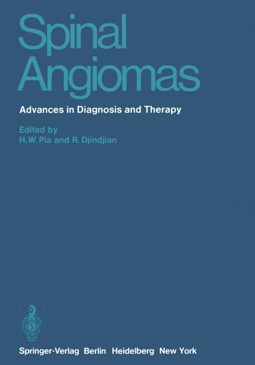 Cover of the book Spinal Angiomas by , Springer Berlin Heidelberg