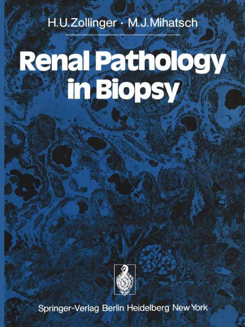 Cover of the book Renal Pathology in Biopsy by H.U. Zollinger, U. Riede, G. Thiel, M.J. Mihatsch, J. Torhorst, Springer Berlin Heidelberg