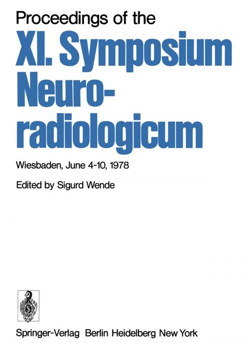 Cover of the book Proceedings of the XI. Symposium Neuroradiologicum by , Springer Berlin Heidelberg