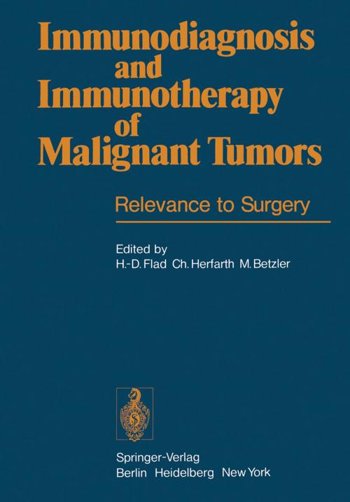 Cover of the book Immunodiagnosis and Immunotherapy of Malignant Tumors by , Springer Berlin Heidelberg